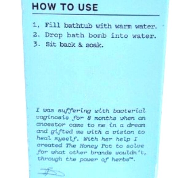 The Honey Pot Co Bath Bombs pH Balancing Fragrance Free 9 Count Total Se… - Picture 4 of 10